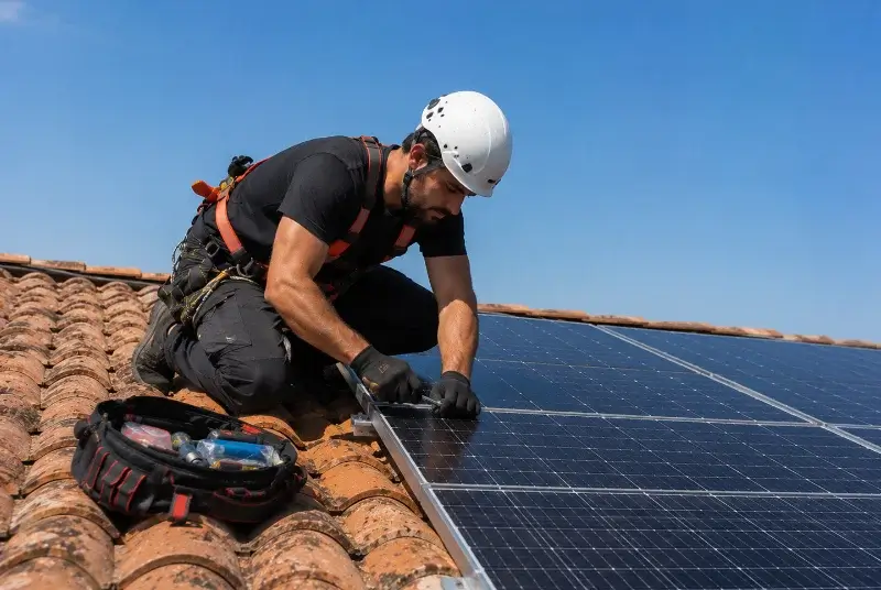 Maintenance et monitoring de panneaux solaires à Pujols-sur-Ciron
